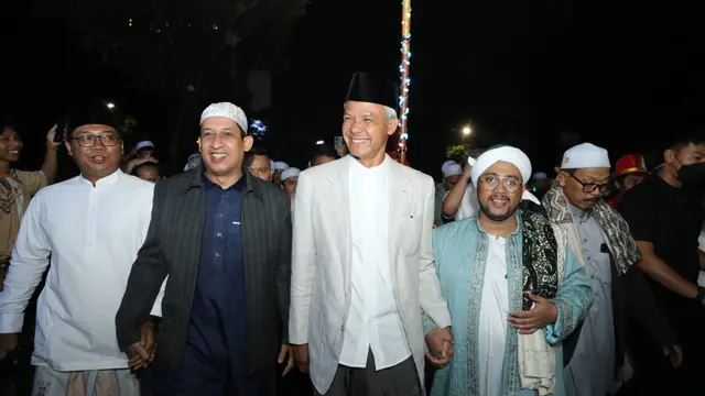Ganjar Pranowo di Harlah Majelis Nurul Musthofa