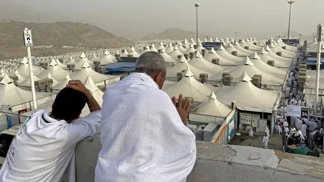 Tenda Jemaah Haji di Mina