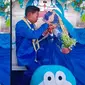 Pernikahan Pencinta Doraemon Ini Viral, Reaksi Netizen Bikin Ngakak (sumber: TikTok/nenkthiashedenk)