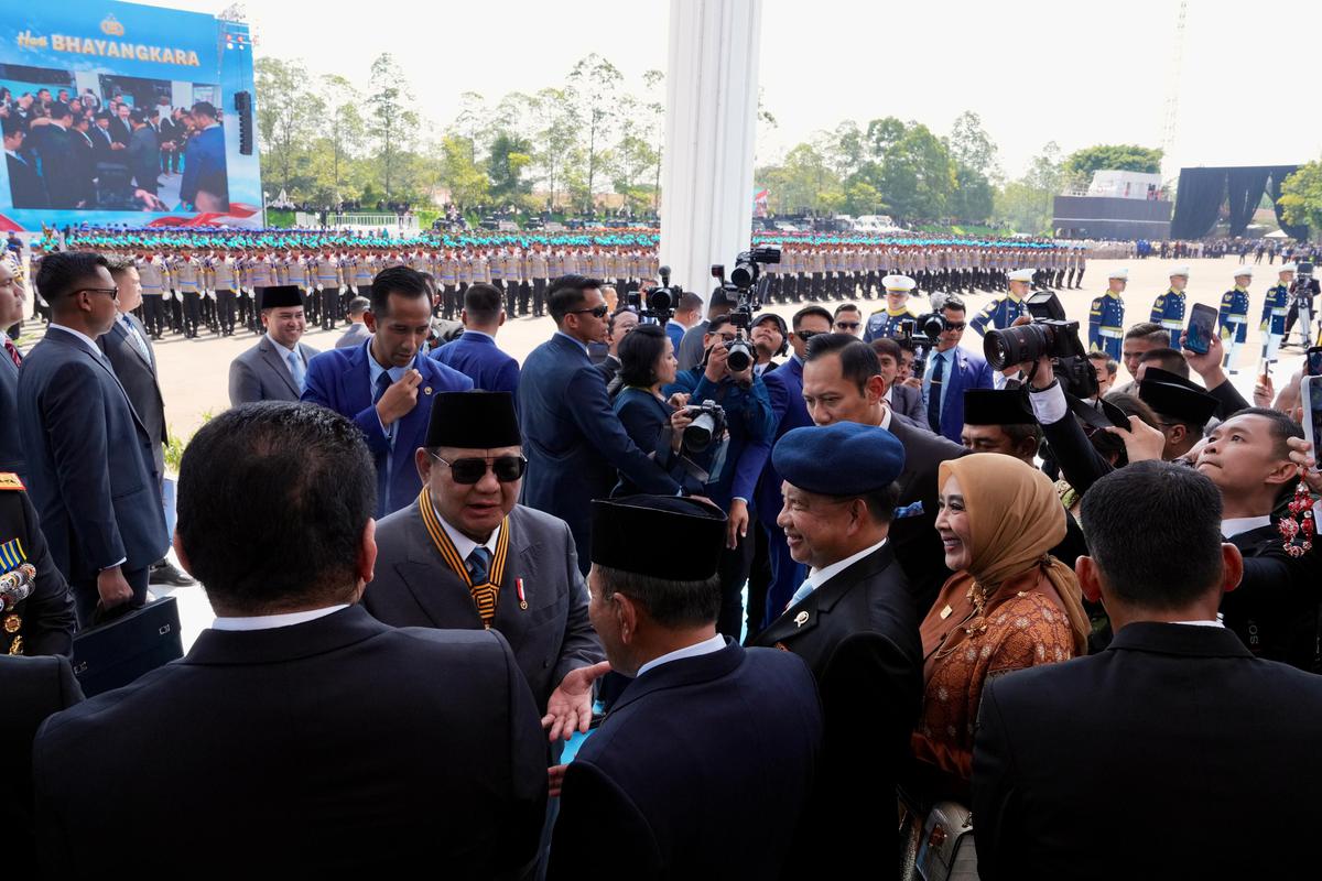 Mendagri Tito Hadiri Upacara Peringatan ke-80 Hari Bhayangkara di Bogor