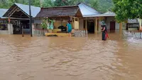 Banjir bandang menerjang wilayah Kabupaten Boalemo, Gorontalo (Arfandi Ibrahim/Liputan6.com)