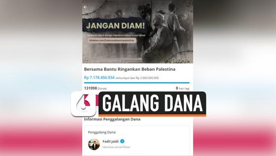 VIDEO: Fadil Jaidi Galang Dana Untuk Palestina, Donasi Tembus Rp 7 Miliar