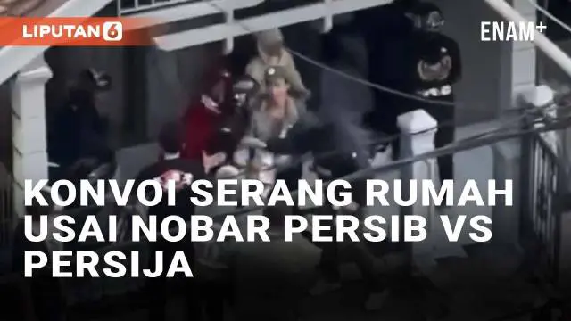 Sebuah rumah di kawasan Odeon, Kota Sukabumi, Jawa Barat menjadi sasaran amuk massa bermotor. Peristiwa terjadi pada Senin (23/9/2024) sore usai rombongan menggelar nonton bareng laga Persib vs Persija di warung kopi. Rombongan yang konvoi tersulut e...