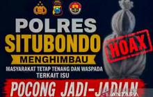 Polres Situbondo Imbau Masyarakat Tak Mudah Percaya Isu Teror Pocong Viral