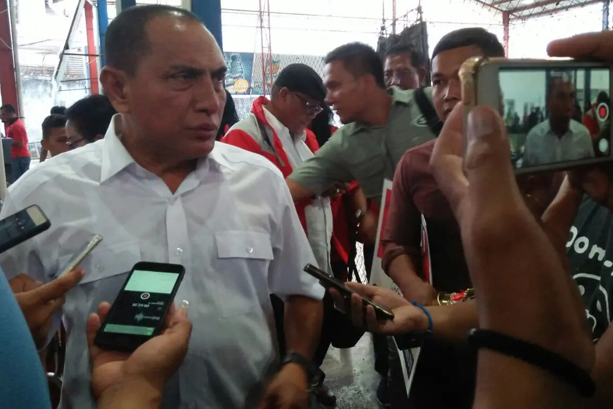 Calon Gubernur Sumut Edy Rahmayadi. (Liputan6.com/Reza Efendi)