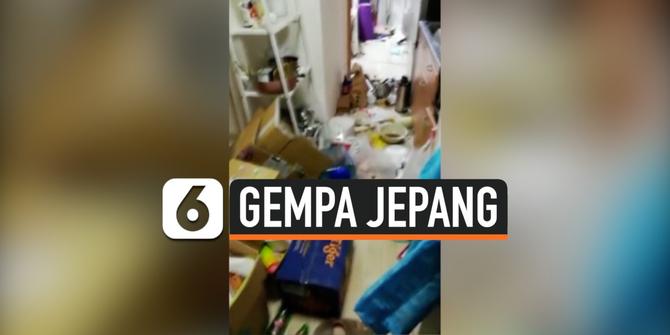 VIDEO: Lihat, Isi Apartemen Berantakan Usai Diguncang Gempa Besar M 7,3