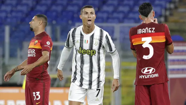 Cristiano Ronaldo Borong Dua Gol, AS Roma Gagal Taklukkan Juventus