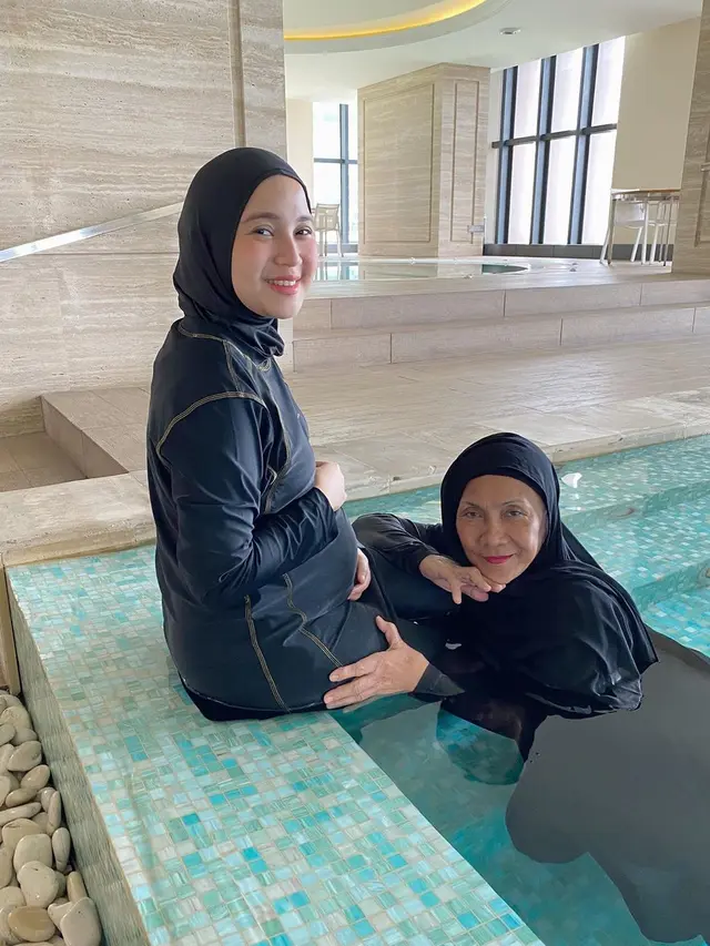 6 Momen Chacha Frederica Jalani Program Tingkatkan Kecerdasan Janin