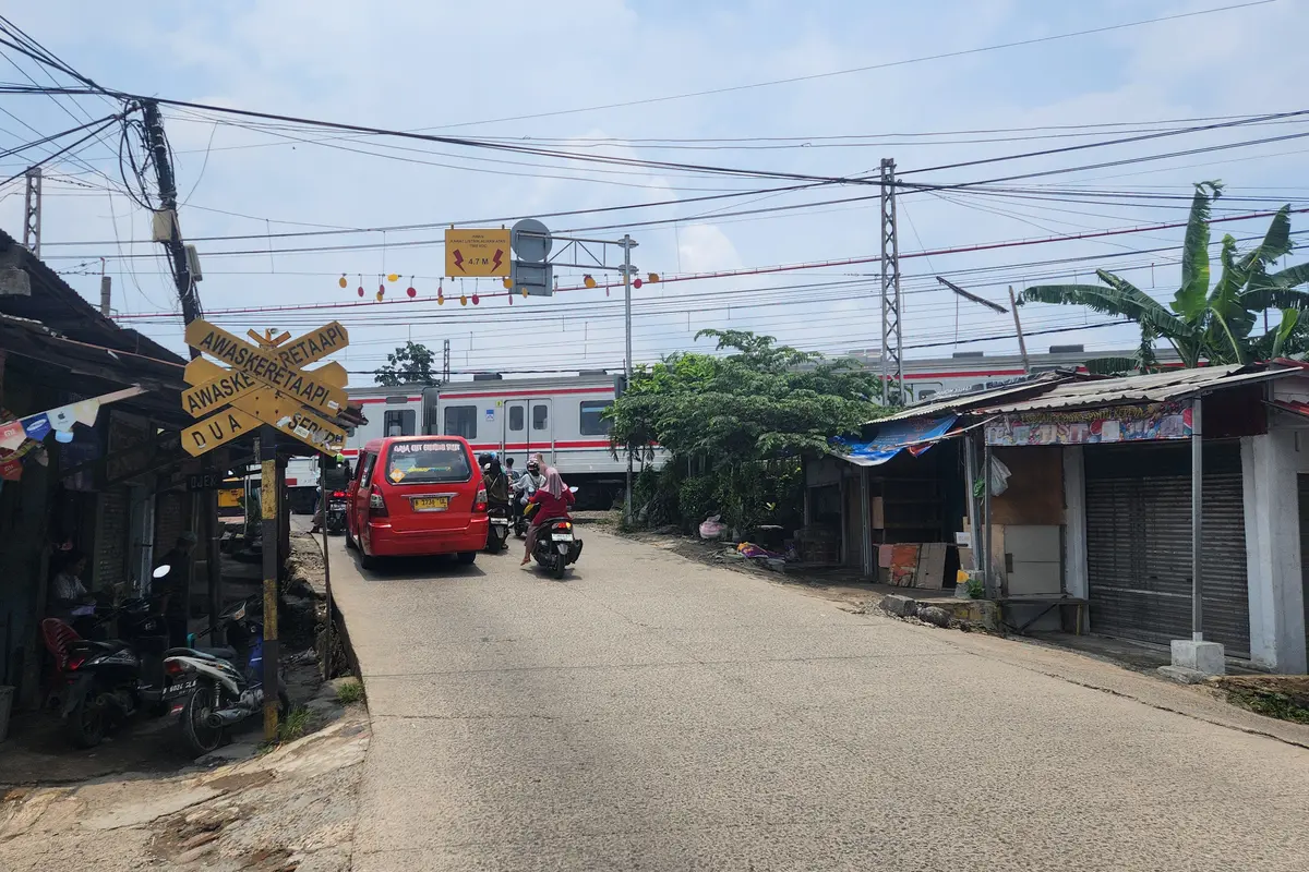 Salah satu sudut jalan di sekitar Stasiun Citayam