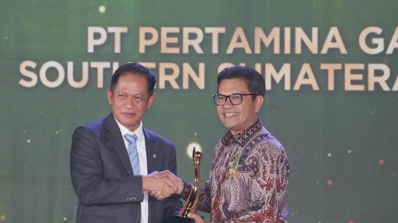 Pertagas Raih Tiga Proper Emas dari Kementerian Lingkungan Hidup/Badan Pengendalian Lingkungan Hidup