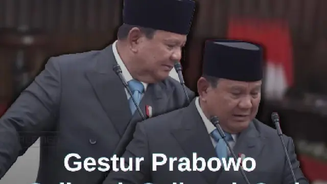 Momen Prabowo Celingak-Celingut Cari Kopi, Izin ke Puan Minum di Paripurna DPR
