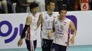 Hasil ini sekaligus membalas kekalahan Indonesia dari Thailand pada perempat final AVC Challenge Cup 2023 di Taiwan, 13 Juli lalu. (Liputan6.com/Helmi Fithriansyah)