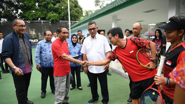 Tinjau Pelatnas Tenis Lapangan, Menpora Dengarkan Keluhan dan Kebutuhan Atlet