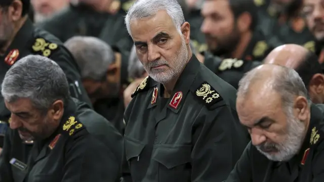 Jendral Iran Qassim Suleimani yang pernah menantang Donald Trump.