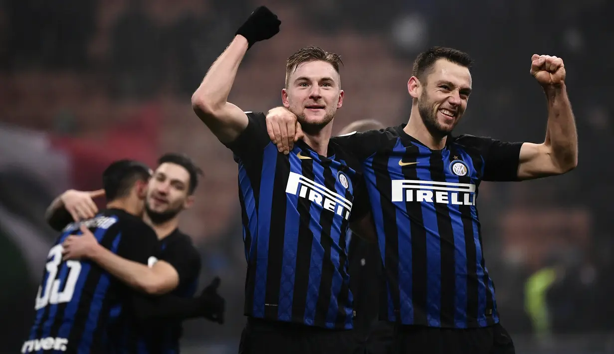 3. Inter Milan - Memang kabar ketertarikan Inter Milan untuk memboyong Robben santer terdengar dua musim belakangan. Dengan kedatangan Robben akan membuat sayap kanan Inter makin bervariasi. (AFP/Marco Bertorello)