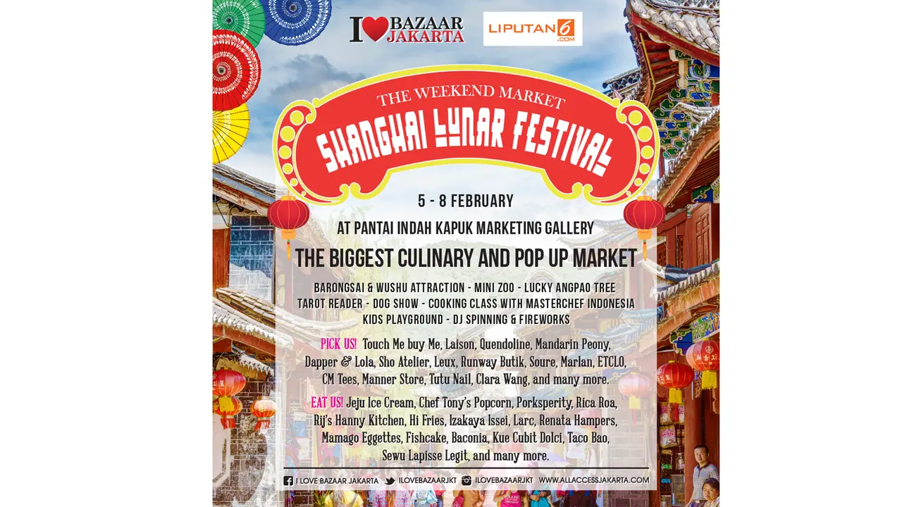 The Weekend Market, Festival Kuliner dan Belanja Unik Hadir Lagi