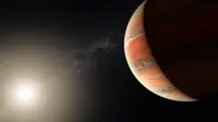 Ilustrasi exoplanet WASP-19b. (Foto: ESO)