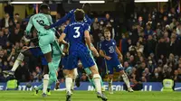 Chelsea gagal mengalahkan Brighton dalam laga lanjutan Liga Inggris di Stamford Bridge, Kamis (30/12/2021). (AFP/Glyn Kirk)