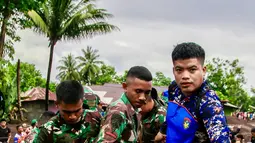 Sebanyak 12 korban jiwa akibat banjir bandang di Kelurahan Rua. (AZZAM RISQULLAH / AFP)