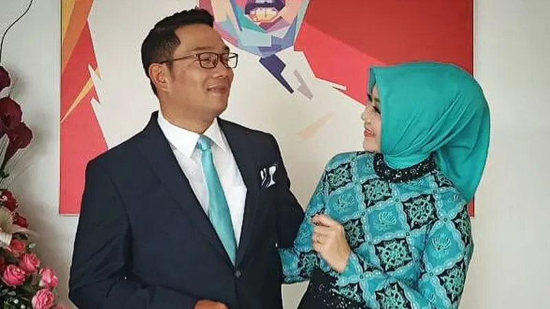 Ridwan Kamil dan Istri