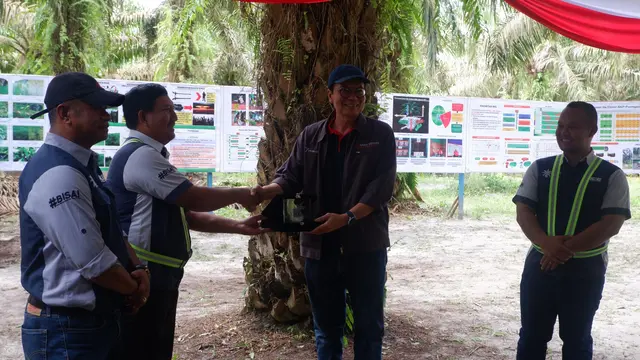 Petani sawit belajar di Landak, Kalbar. (Foto: Liputan6.com/Aceng Mukaram)