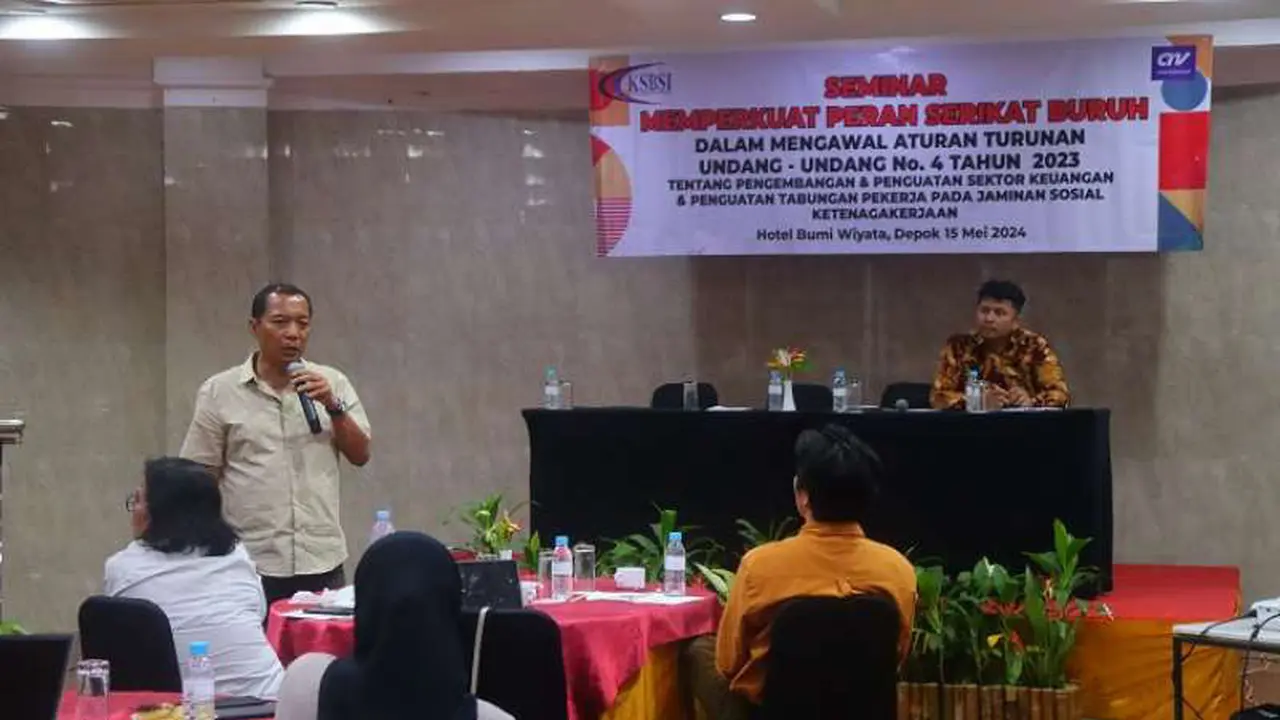 KSBSI Tolak DPLK DPPK Ikut Kelola Dana JHT JP Milik Pekerja