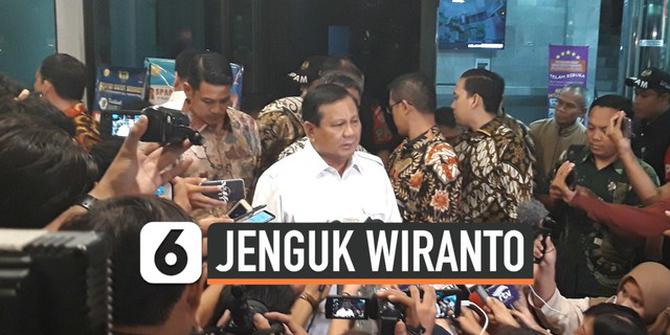 VIDEO : Prabowo Jenguk Wiranto