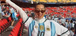 Intip tampilan Jennifer Bachdim nonton Piala Dunia 2026 (@jenniferbachdim)