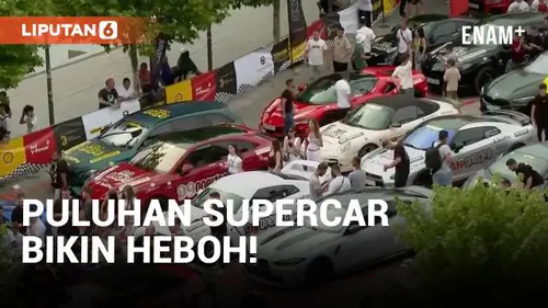 VIDEO: Puluhan Supercar "Serbu" Ibukota Kosovo