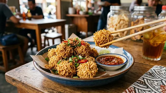 Resep Pentol Mie Crispy/AI Generated