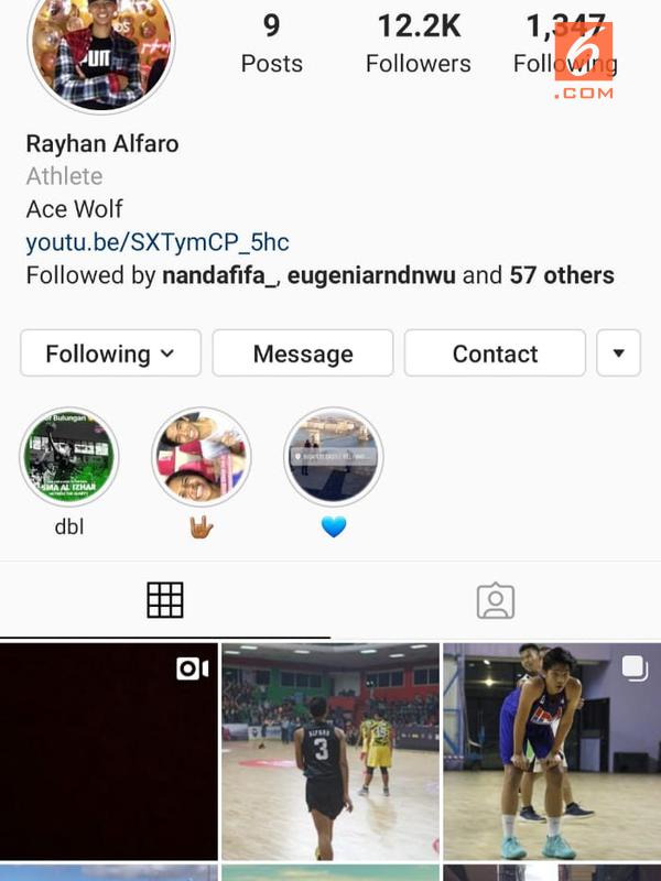 Paskibraka Nasional 2019 dari Tim Merah yang bertugas sebagai pembentang, Alfaro, memiliki akun Instagram dengan nama https://www.instagram.com/rayhanalfaroo/ . Pengikutnya sudah 12,2 ribu. Jangan sampai salah follow ya :)