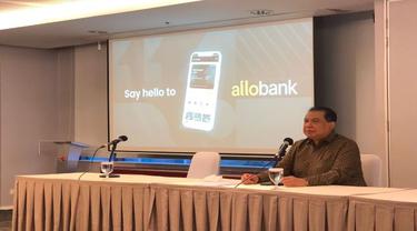 Pengusaha Chairul Tanjung hadiri konferensi pers PT Allo Bank Indonesia Tbk (BBHI), Selasa (11/1/2022) (Foto: Liputan6.com/Pipit I.R)