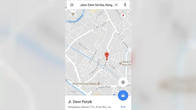 Jalan Dewi Persik di Bekasi. (Sumber Foto: Fernando Purba/Liputan6.com)