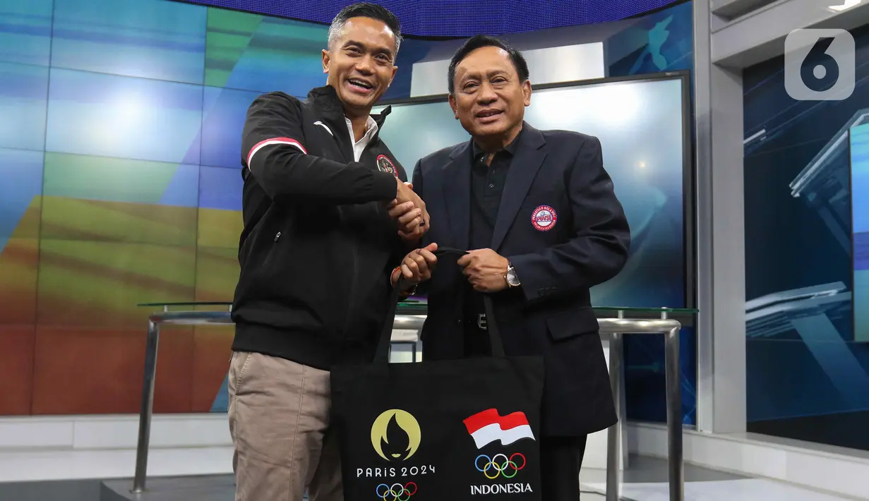 SCM (Surya Citra Media Tbk) di bawah naungan EMTEK Grup dipercaya sebagai Official Broadcaster atau pemegang Hak Siar Olimpiade Paris 2024. (Liputan6.com/Herman Zakharia)