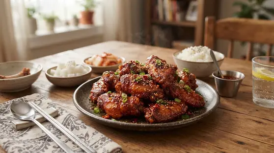 Resep Korean Chicken Wings Tanpa Oven, Renyah di Luar dan Gurih Berbalut Saus Pedas Manis