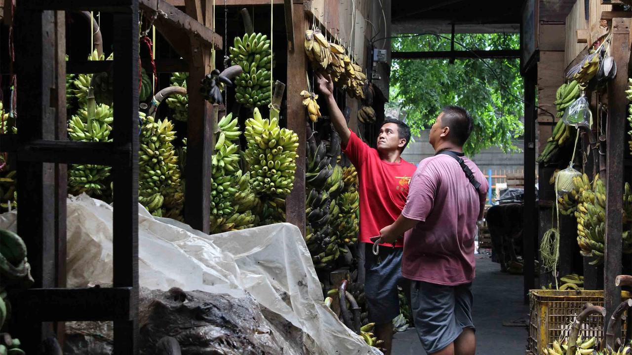 FOTO: Aktivitas Pedagang Buah Kramat Jati Kembali Berjalan Usai Kebakaran