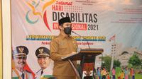 Wakil Wali Kota Pasuruan Adi Wibowo saat Peringatan Hari Disabilitas Internasional dan Hari Kesetiakawanan 2021.