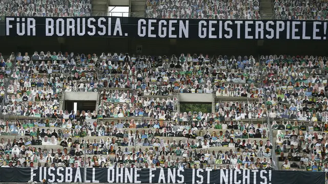 Hajar Wolfsburg, Monchengladbach Tampil Gemilang di Depan Ribuan Suporter Kardus