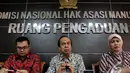 Komnas HAM menggelar konferensi pers di Ruang pengaduan Komnas HAM, Jakarta, Selasa (15/7) (Liputan6.com/Andrian M Tunay)