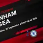 Tottenham Hotspur vs Chelsea (Liputan6.com/Abdillah)