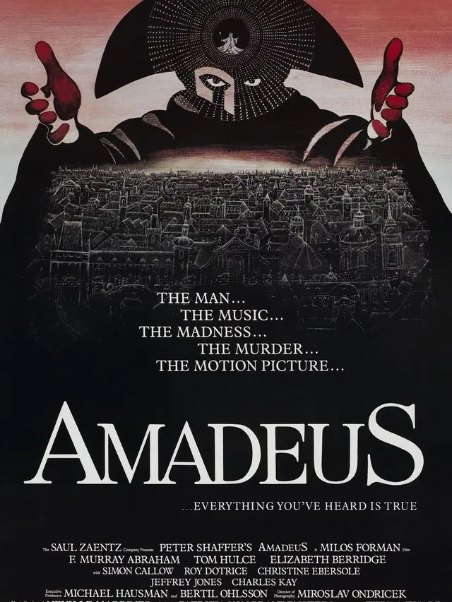 Poster film Amadeus. (Foto: Dok. Orion Pictures/ IMDb)