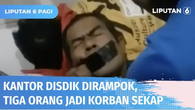 Aksi perampokan terjadi di Kantor Dinas Pendidikan Kabupaten Tasikmalaya, Jawa Barat. Para pelaku menyekap seorang satpam dan dua Petugas kebersihan sebelum menggasak sejumlah barang berharga dan uang tunai.