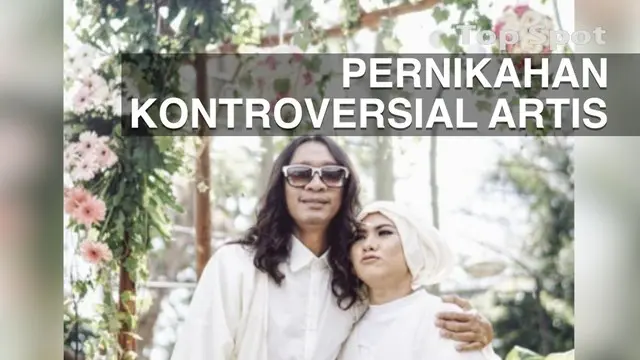 Pernikahan para selebritas ini menuai kontroversi karena permasalahan dan sensasi yang terjadi sebelumnya.