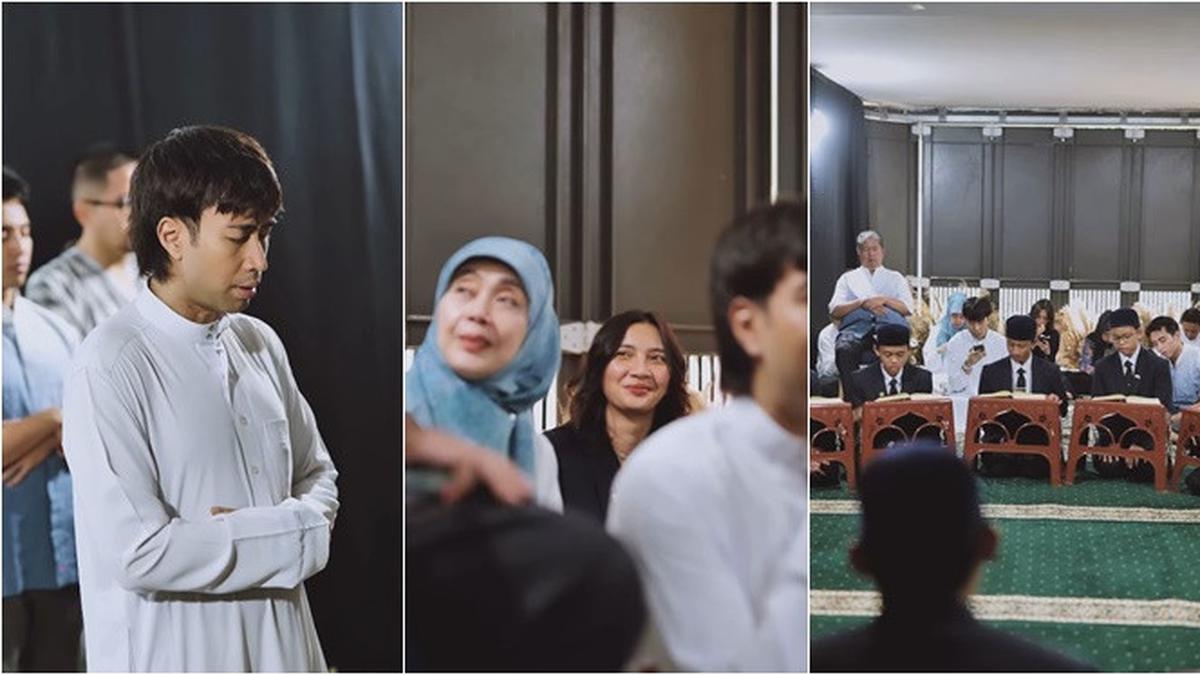 6 Potret Vidi Aldiano Ngabuburit Khotmil Quran Bareng Keluarga, Penuh Kehangatan