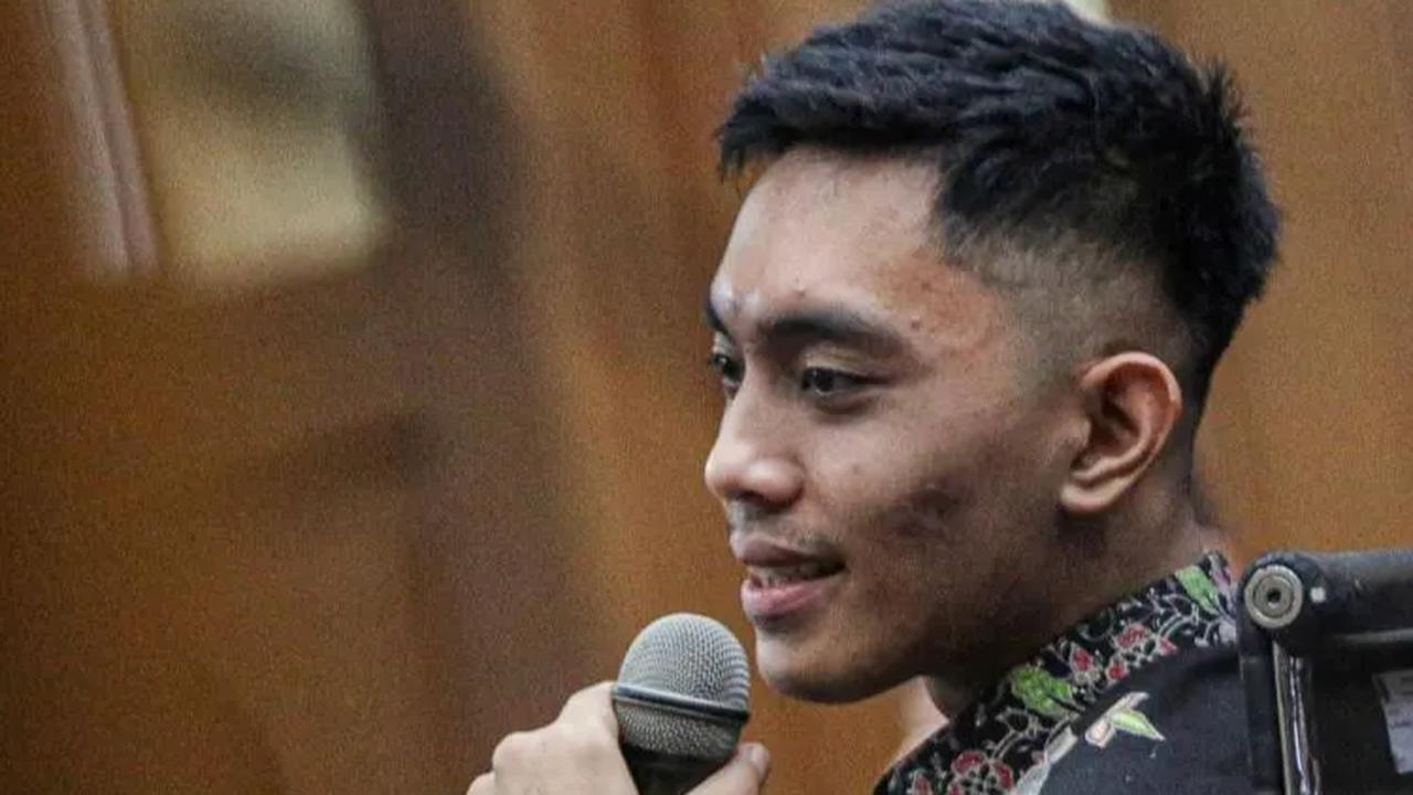 FOTO:  Gaya Mario Dandy Tanpa Disumpah Sampaikan Kesaksian di Sidang Lanjutan Rafael Alun