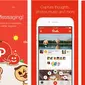 Hadirnya fitur chatting di aplikasi Path (sumber: appstore.com)