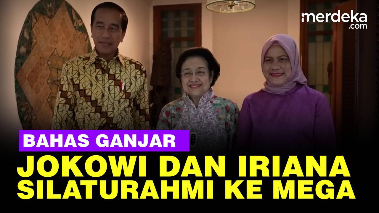 VIDEO: Momen Lebaran, Jokowi & Iriana Silaturahmi Temui Megawati