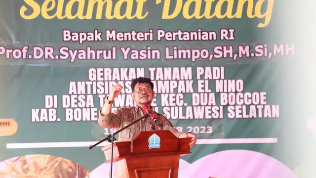 Menteri Pertanian Syahrul Yasin Limpo