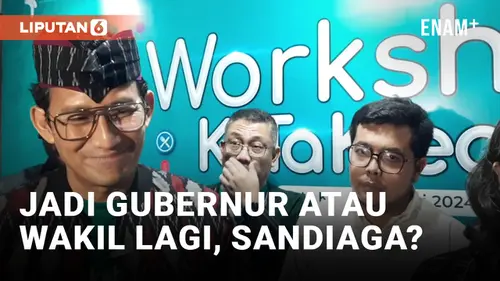 VIDEO: Sandiaga Uno Siap Maju Lagi Pilgub Jakarta Tapi...