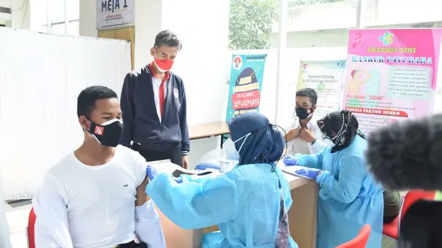 Paskibraka, Paskibraka Nasional 2021, Paskibraka 2021, Paskibraka Nasional, Vaksinasi COVID, vaksin